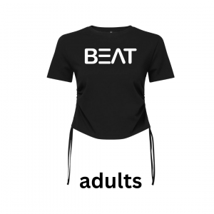 BEAT side scrunch  Crop T