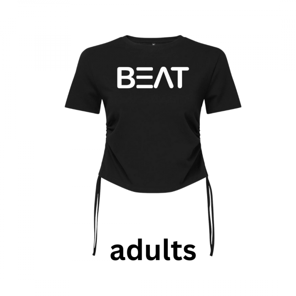 BEAT side scrunch  Crop T